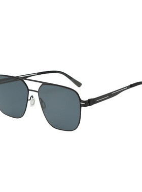 新款尼龙偏光太阳镜男驾驶防眩光夜视镜百搭弹簧镜腿潮变色太阳镜