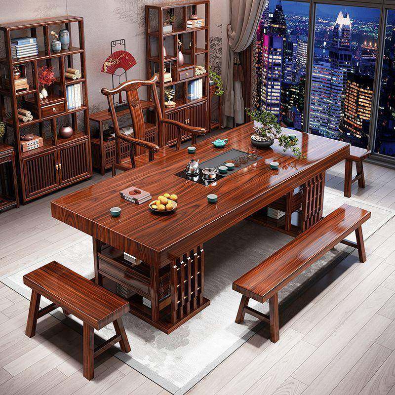 椅实泡木大板ZXE原木桌茶桌组合中式茶台家办公茶办公室茶用几一,淘宝优惠券,粉丝福利购,淘宝优惠卷