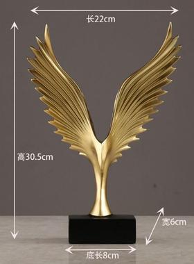 展翅大鹏欧式大展宏图电视框居客厅办公家室桌面酒柜BIyfEm7Y装饰