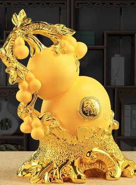 新款直销葫芦摆件招财存钱罐客厅酒柜电视家居装饰品公司办公桌面