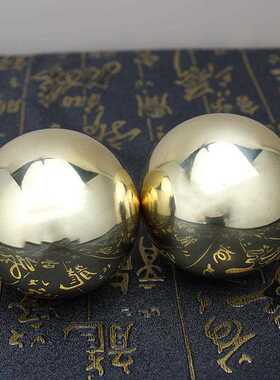 新款直销黄铜保健球实心铜球中老年人保健球实心铜球手球按摩球手