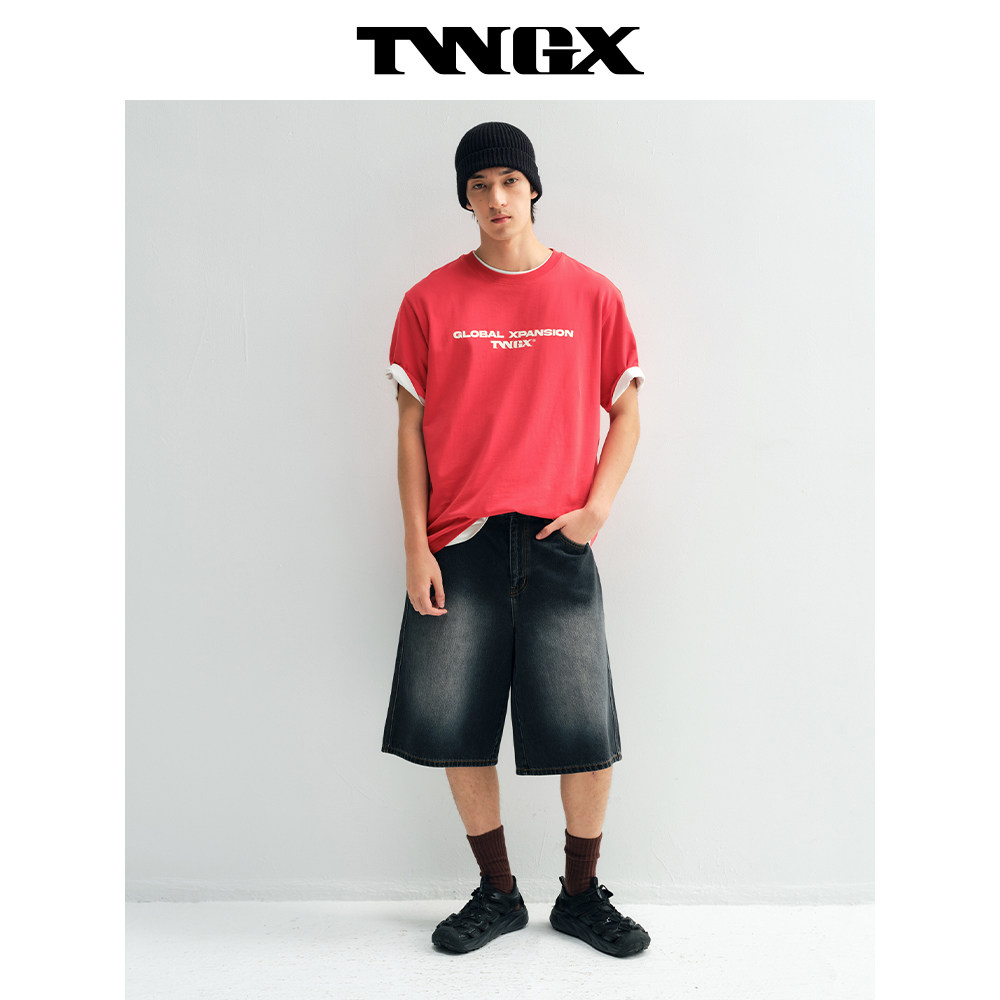 Teenie Weenie小熊男装宽松简约时尚休闲牛仔短裤,淘宝优惠券,粉丝福利购,淘宝优惠卷