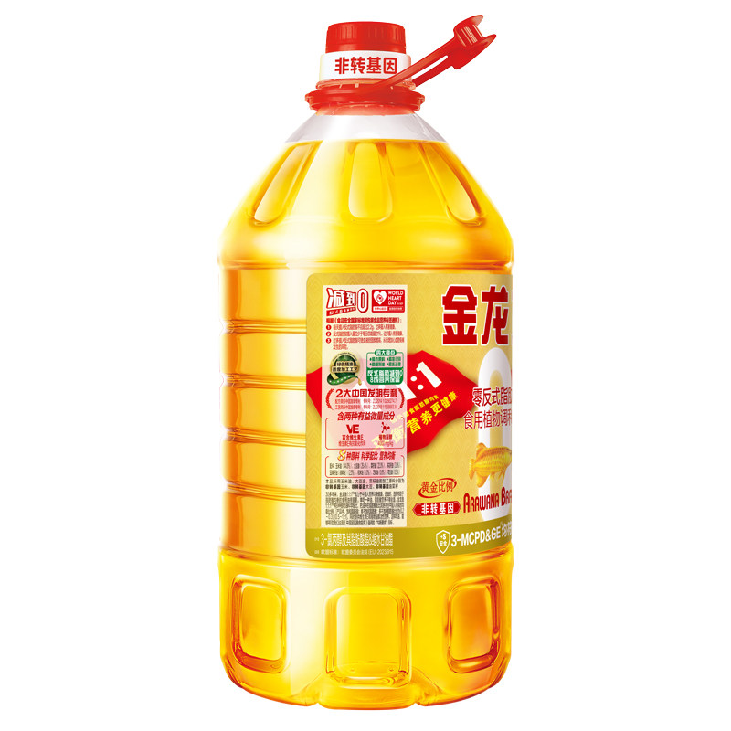金龙鱼黄金比例非转基因5L大桶食用油调和油家用零反式脂肪炒菜油,淘宝优惠券,粉丝福利购,淘宝优惠卷