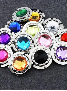 厂家圆形挂包钩金属挂包扣便携式挂包钩包包配件创意挂包器