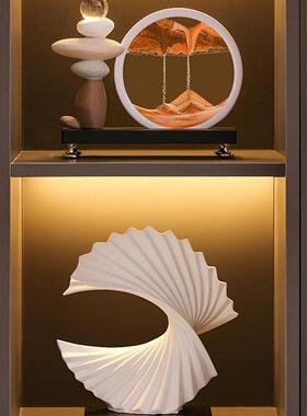 来运时转流沙画摆件客厅电视档柜玄奢关酒柜轻F98SS869高装饰办公