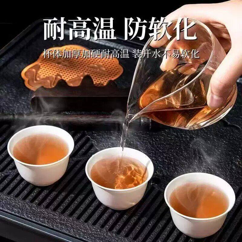 High-end rice fragrant cup disposable tea cup for home entertaining