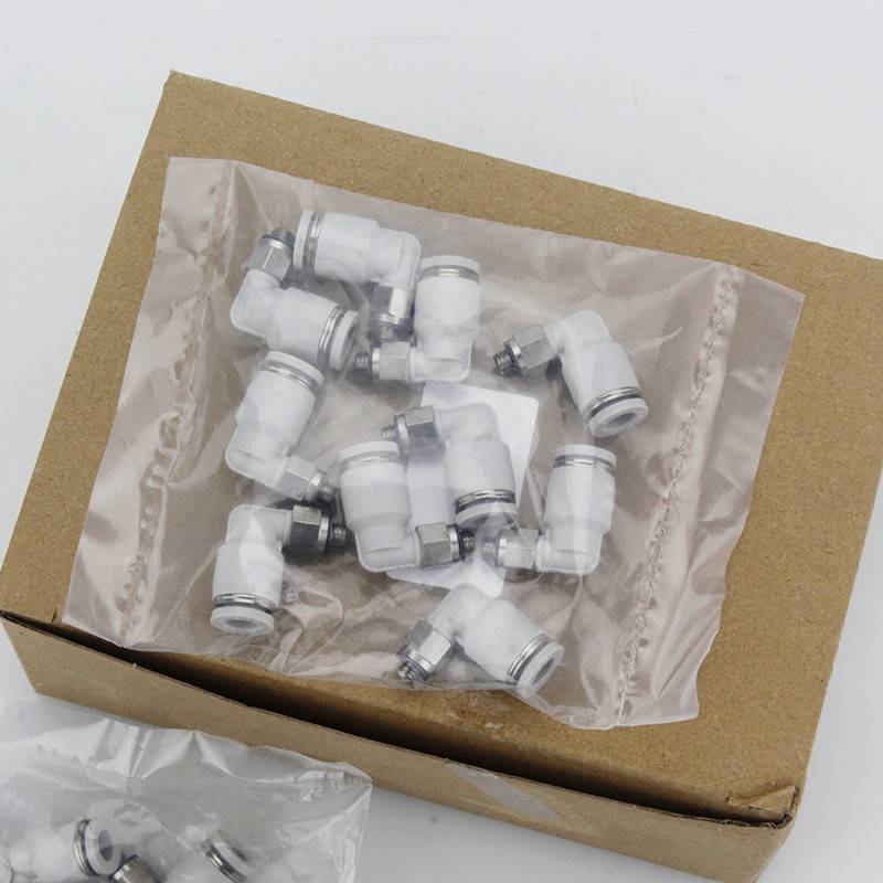 亚德客直角弯头气管接头PL4M5 PL6M5 PL601 PL802 PL1003 PL1204 - 图0