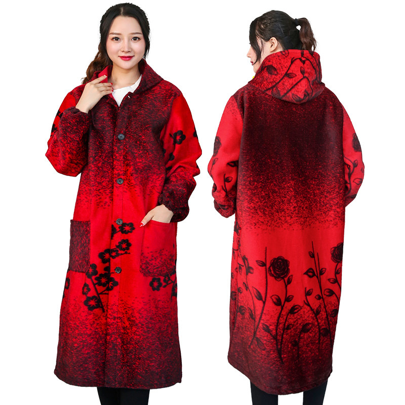 超长款罩衣秋冬加绒加厚羽绒服护衣过膝保暖围裙厨房工作服成人女,淘宝优惠券,粉丝福利购,淘宝优惠卷