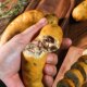 Authentic Harbin specialty foie gras sausage smoked with fruit wood