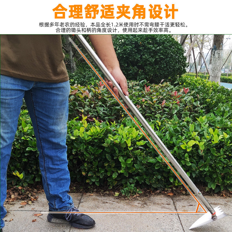 农用锄头除草神器不锈钢家用种菜铲锄草户外挖地开沟农具工具大全,淘宝优惠券,粉丝福利购,淘宝优惠卷