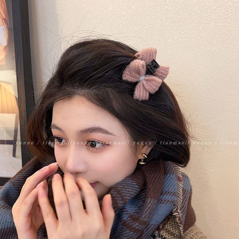 减龄小心机蝴蝶结夹子头饰发夹百搭圣诞抓夹刘海夹可爱发抓发饰,淘宝优惠券,粉丝福利购,淘宝优惠卷