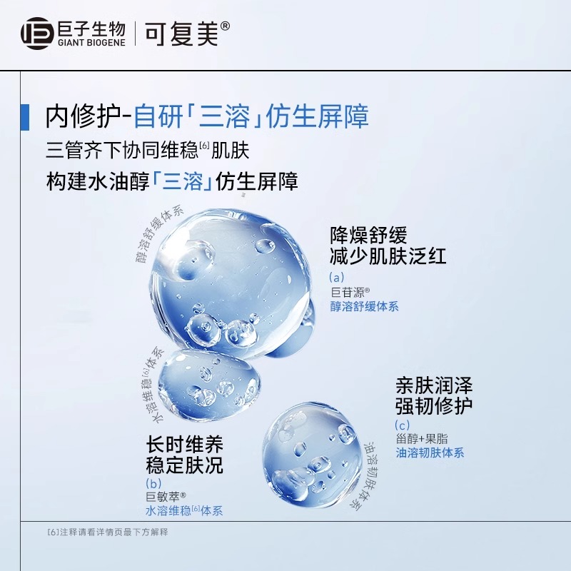 可复美胶原乳重组蛋白精粹乳补水修护舒缓清爽不油腻保湿乳液40ml