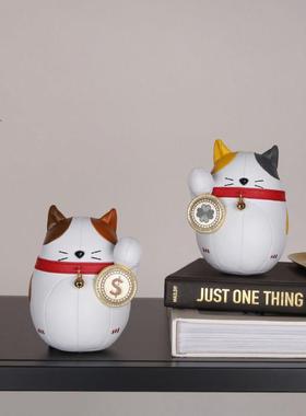【2025年新品】Zuny动物摆件招财猫礼物客厅好运招财室内送礼