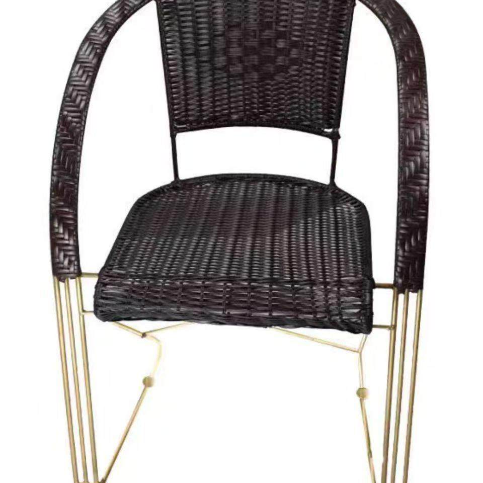 新藤椅单人休闲 庭院家用户外办公老人坐椅舒服靠背麻将椅钢筋弹,淘宝优惠券,粉丝福利购,淘宝优惠卷