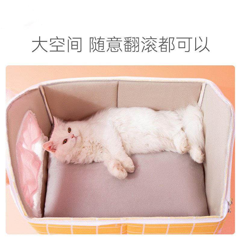 新款直销新款猫窝兔子门帘四季通用狗窝中小型犬封闭式可拆洗狗床,淘宝优惠券,粉丝福利购,淘宝优惠卷