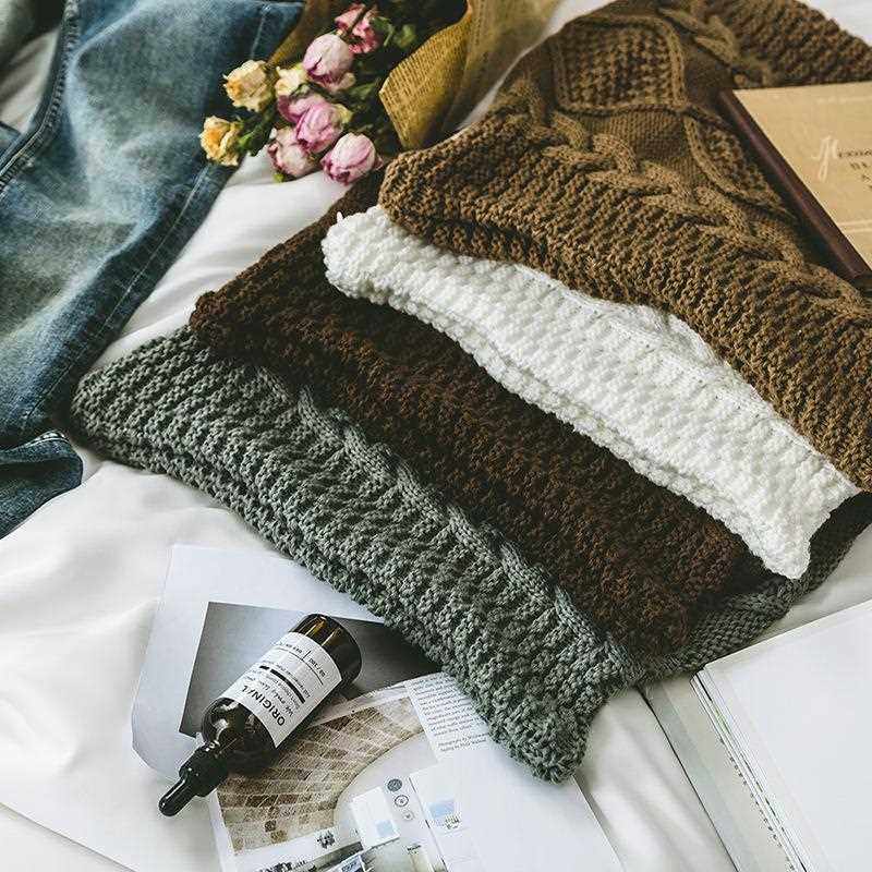 新款直销DY菱格针织靠枕 家居软装配饰 抱枕套 北欧摄影道具,淘宝优惠券,粉丝福利购,淘宝优惠卷