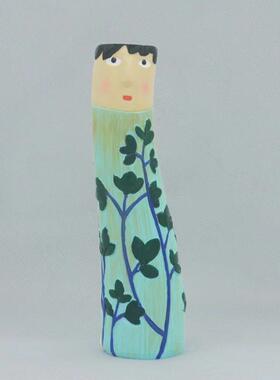 直销新款跨境西伯利亚花盆人脸装饰品摆件花盆家居设计装修套装创