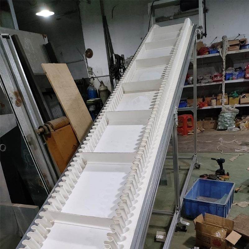 食品级裙边挡板爬坡输送机升降输送带输送带流水线颗粒粉末上料机,淘宝优惠券,粉丝福利购,淘宝优惠卷