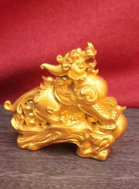 直销新款招财镇宅貔貅金属貔貅摆件皮丘店铺招财公司家居固业礼品