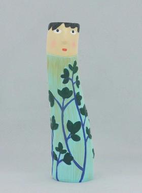 直销新款跨境西伯利亚花盆人脸装饰品摆件花盆家居设计装修套装创