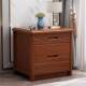 5V full solid wood bedside table modern Chinese black walnut small apartment bedroom storage storage bedside cabinet complete 62