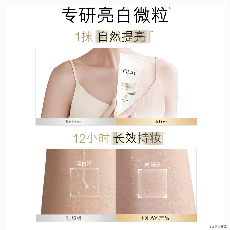 OLAY玉兰油身体素颜霜身体乳秋冬保湿烟酰胺白茶香焕亮自然亮肤,淘宝优惠券,粉丝福利购,淘宝优惠卷