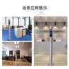 Stainless steel access control system face recognition all-in-one machine bracket face scanning attendance machine bracket round attendance machine
