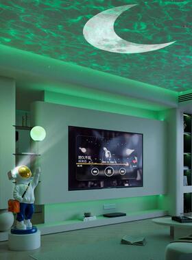 星空灯太空人太空人大摆件蓝牙音响大型落地客厅电视柜旁边装饰品