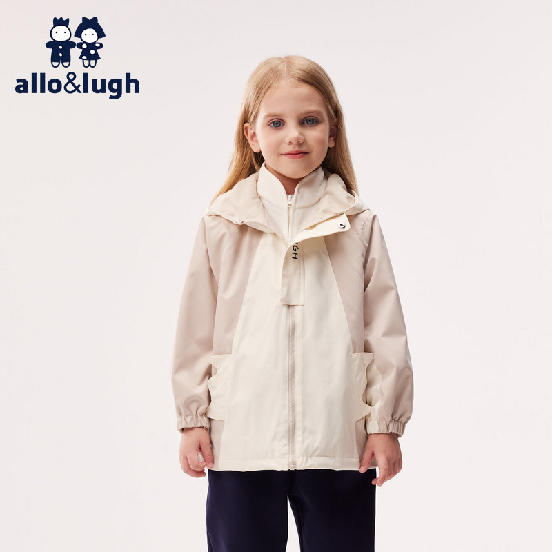 【三防工艺】阿路和如2025秋冬新款女童风衣外套二件套装马甲儿童,淘宝优惠券,粉丝福利购,淘宝优惠卷