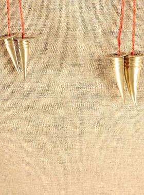 黄铜牛角圣杯摆件求签打卦问卦摇卦摆摊