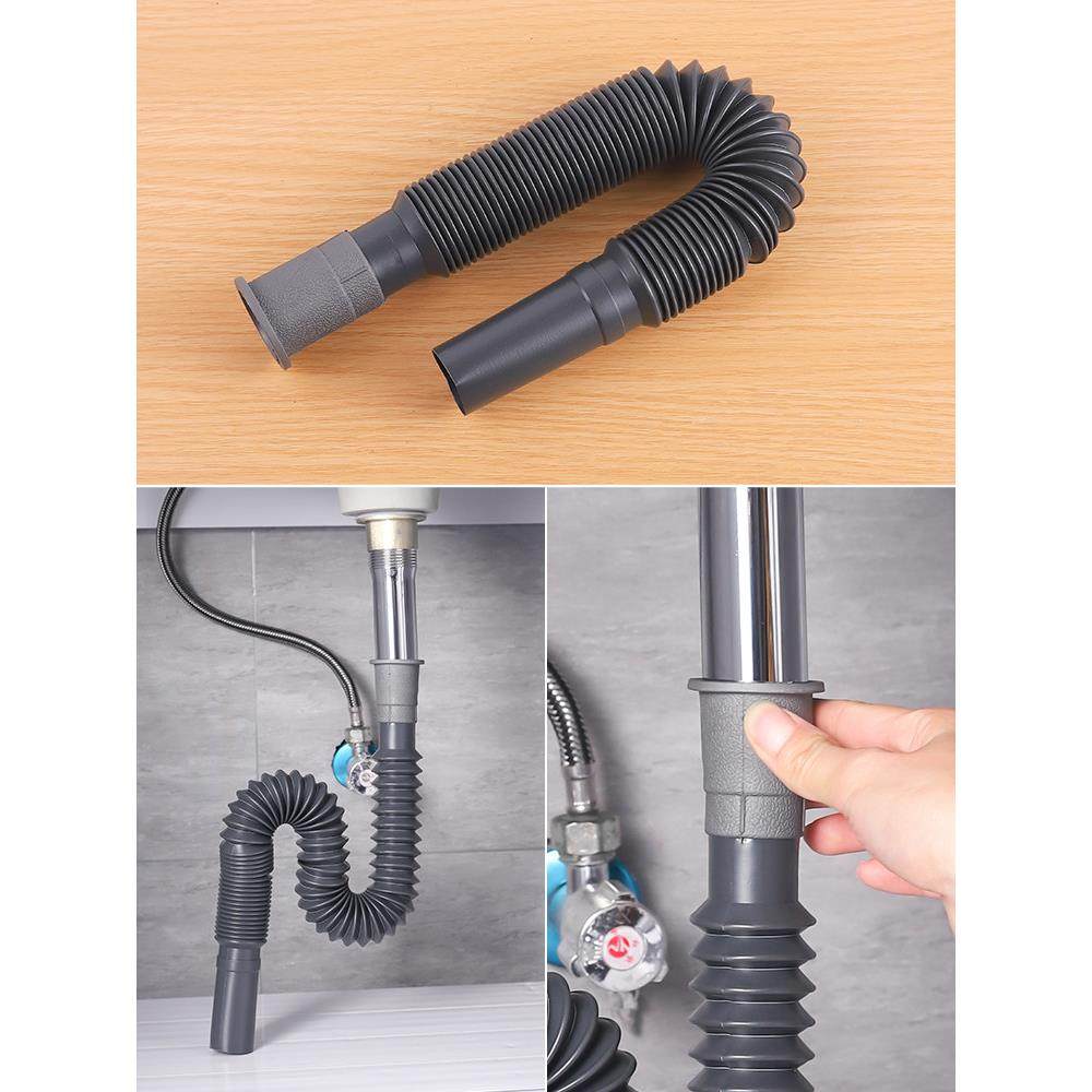 洗脸盆面盆下水管洗菜盆通用下水管配件拖把池排水管自由伸缩软管,淘宝优惠券,粉丝福利购,淘宝优惠卷