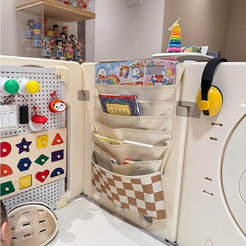 绘本收纳袋婴儿围栏宝宝牛津树图书教室书籍杂志A4储物袋床边挂袋,淘宝优惠券,粉丝福利购,淘宝优惠卷