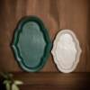 Maki painted gold Jingdezhen coarse pottery retro maple leaf dish household fish plate deep dish microwaveable dishwasher dinner plate
