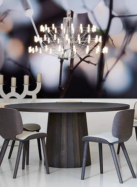 意大利简约创意树枝卧室餐厅样板房复式客厅楼梯别墅设计师吊灯