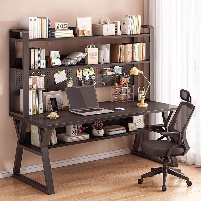洞洞板书桌书架一体桌学生台式电脑桌家用学习桌简约桌子卧室女生,淘宝优惠券,粉丝福利购,淘宝优惠卷