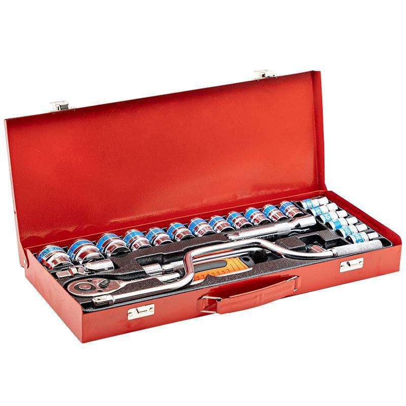 供应24件套装工具磷酸锰套筒扳手汽修维修工具五金工具 - 图3