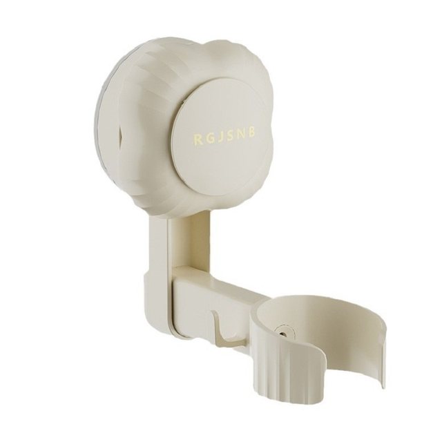 Rotating lazy cream suction cup hair dryer storage rack