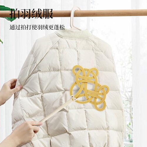 拍被子神器仿藤编家用晒被子棉被拍打器晒被羽绒服蓬松拍子除尘掸 - 图1