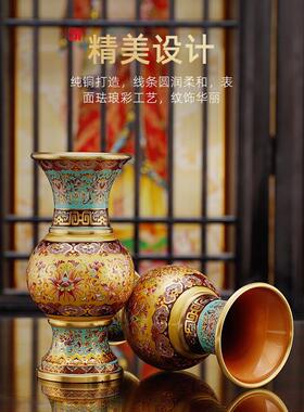 佛前佛具用品大全供奉供具花瓶供灯供佛杯观音财神爷家用供盘香炉