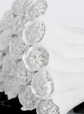 现代创意白色花束抽象几何个性桌面儿童摆件样板间民宿玄关装饰