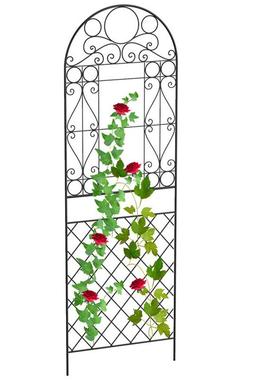 复铁艺爬藤架装古花架花园阳台爬架RD920923美式屏风饰花插片花藤