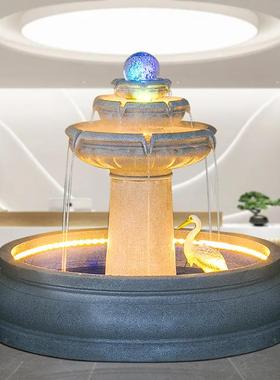 境tb-69708大跨简院约欧式流型水喷泉摆件鱼缸水景观客厅别墅庭玄