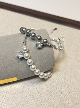 源1000+！现89.9起！碎银子珍珠手链 四季百搭 喜欢品质的可以入