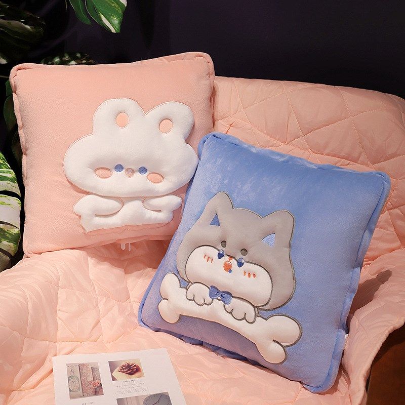 抱枕车用被子两用汽车车载二合一折叠车上办公室午休睡觉枕头毯子,淘宝优惠券,粉丝福利购,淘宝优惠卷