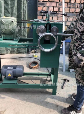 电动盘圆机 自动螺旋滚圆不锈钢圆管方管弯管机 一次成型卷圆机
