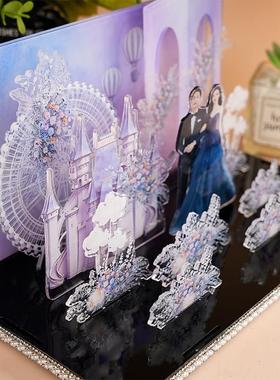 来图定制新婚礼物送新人闺蜜女生结婚礼品创意个性相框微景观摆台