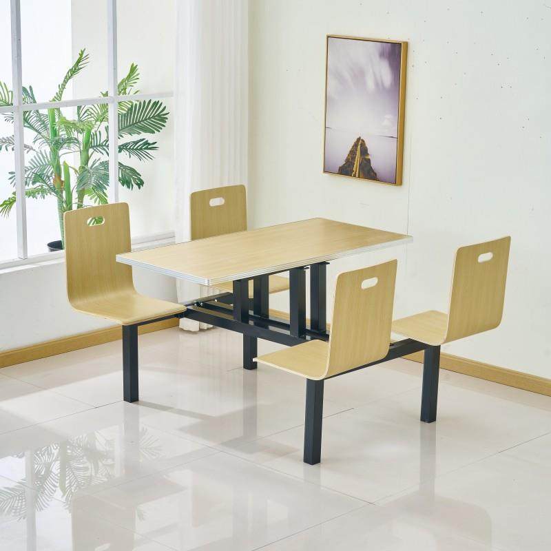 学校单位员工食堂四4人6人职工饭堂不锈钢连体食堂餐桌椅长方形,淘宝优惠券,粉丝福利购,淘宝优惠卷