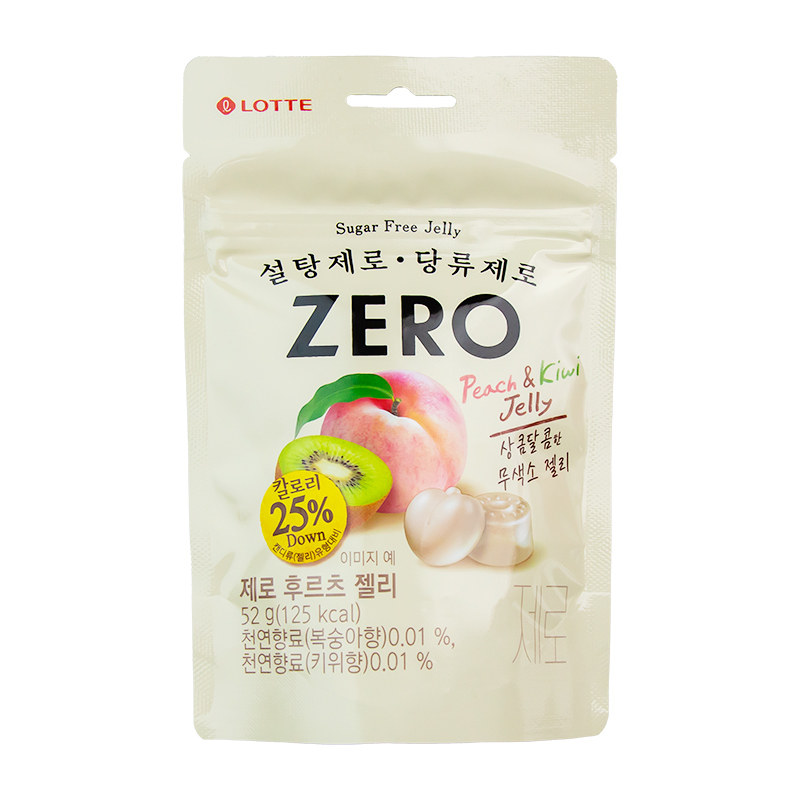 【旗舰】韩国进口乐天zero水果汁软糖奇异果味QQ糖果无糖儿童零食,淘宝优惠券,粉丝福利购,淘宝优惠卷