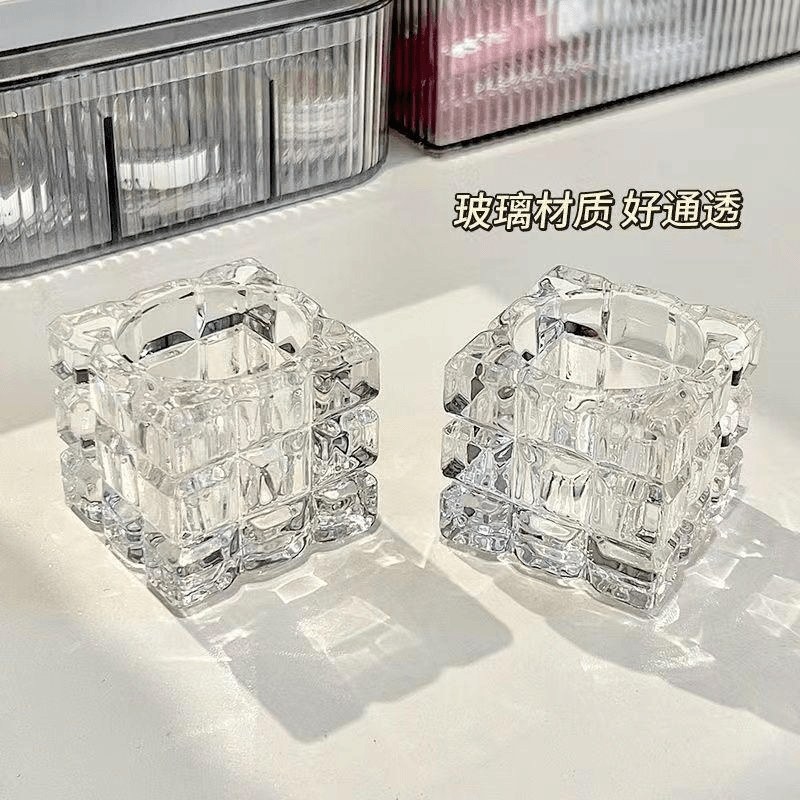 面膜勺子固定器面霜挖取勺玻璃镜柜桌面化妆护肤眼霜挑棒刷收纳盒,淘宝优惠券,粉丝福利购,淘宝优惠卷