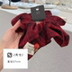 Korean style hair accessories ins style headwear autumn and winter new accessories headband square scarf hair rope cute plaid large intestine hair ring s